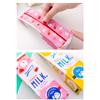 Kawaii Pencil Case Set of 3, Cute Milk Carton Pencil Aesthetic, 3 Colors, Multi-functional, Cosmetic Bag