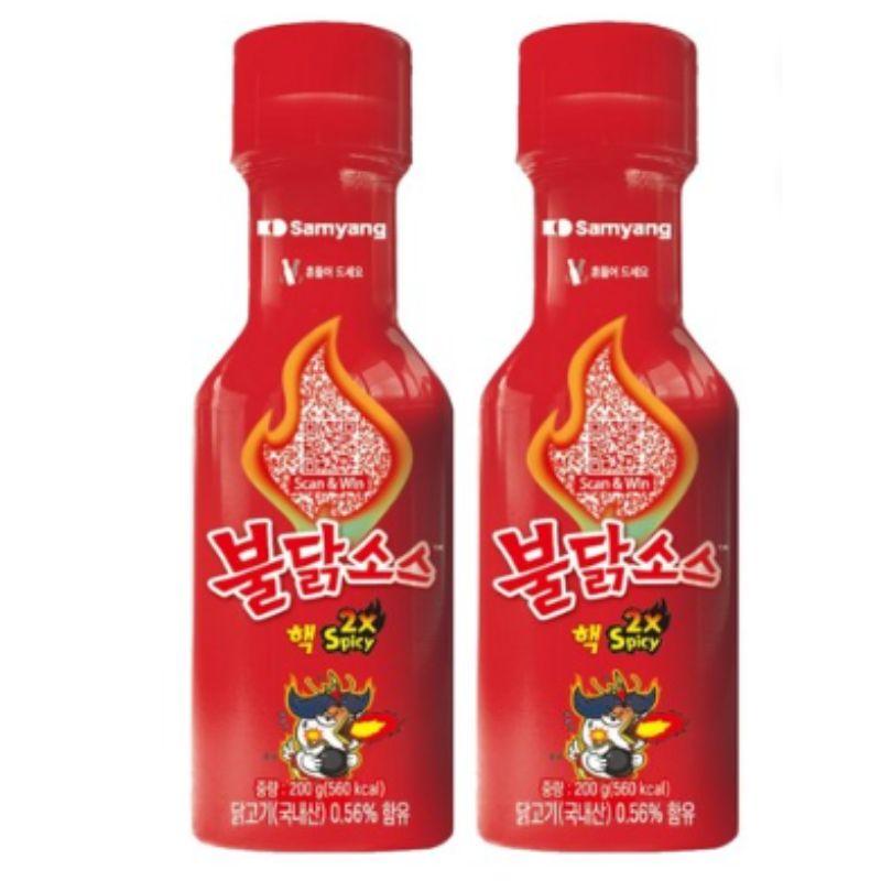 Samyang Экстремальный соус Buldak со вкусом острого курицы Корейский супер острый соус 200 г 1 шт./2 шт.