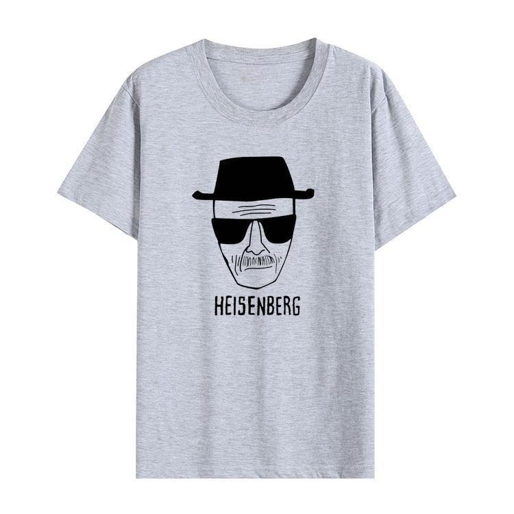 Custom-made Loose Pure Cotton Half-sleeved for Men and Women The Same Style As The American TV Series Breaking Bad Heisenberg