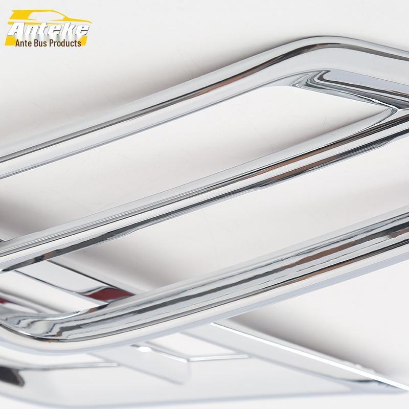 Front Fog Light Ring & Anti-Scratch Frame for 17 Tiguan L Models