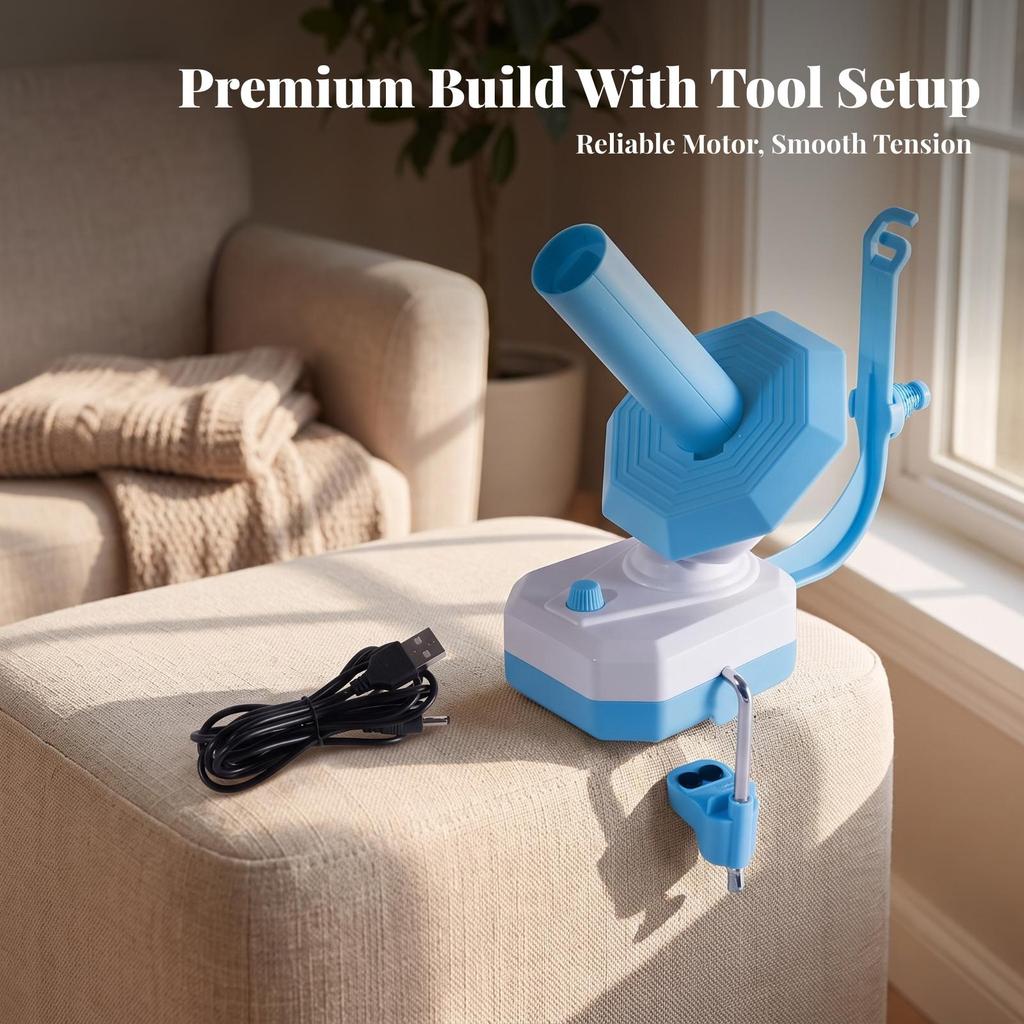 Компактная автоматическая машина для намотки шерсти Портативная электрическая экономичная по пространству