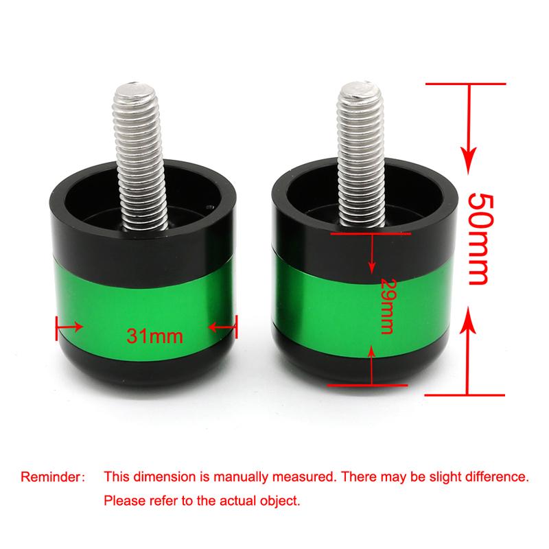 For Kawasaki Versys 650 1000 Z250/SL Z300/650/750/800/900/1000 ZRX1200R Ninja 125 250R Handle Bar End Handlebar Grips End Plugs