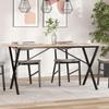 VidaXL Dining Table Legs X-Frame, Side Table Legs, End Table Legs Living Room Home Interior, 357910