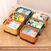 1Pc Foldable Storage Box Wardrobe Storage Box Large Capacity For Toy Clothes Snacks Books Shoes Plastic Box For Car Household