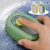 With Soap Dispenser Underwear Laundry Brush Press Liquid Shoes Foaming Roller  Scrub Roller