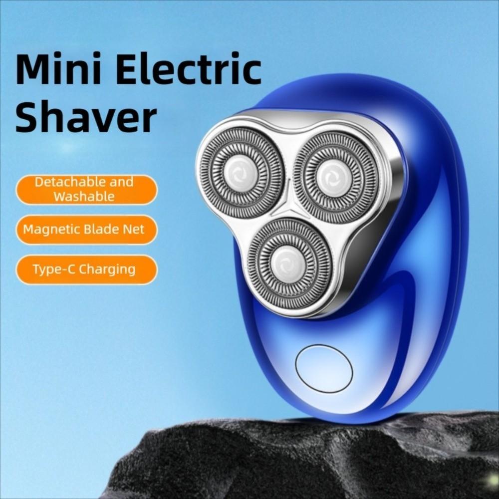 Cordless Electric Beard Shaver Compact Pocket Size Men Electric Shaver Business Trips