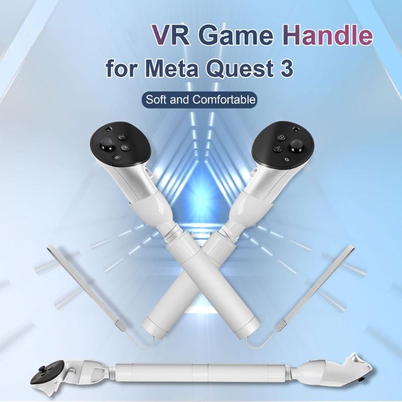 Крепление на ручку для аксессуаров контроллеров Meta Quest 3, Длинные руки-захваты Gorilla Tag для Meta Quest 3 VR Beat Saber