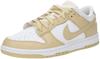 Кроссовки Nike Dunk Low Retro белый/белый/белый/командное золото