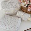 Polka Dot Bow Portable Large Capacity Fresh Style Storage Bag Toiletry Bag Makeup Bag High Aesthetic Value