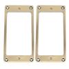 2Pcs Electric Guitar Pickup Frame Zinc Alloy Humbucker Pickup Mounting Ring Set 2 X 2mm Bronze