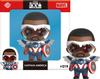 Косплей Коллекция Marvel ТВ-сериал Сокол Зимний солдат Зимний солдат Капитан Америка Фигурка Синий Высота 8 см CBX048 & #019 Немасштабная Приблизительно