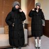 Зимняя куртка средней длины и длинная утолщенная с хлопковой подкладкой женская новая куртка свободная куртка с хлопковой подкладкой холодная и теплая куртка с хлопковой подкладкой тренд