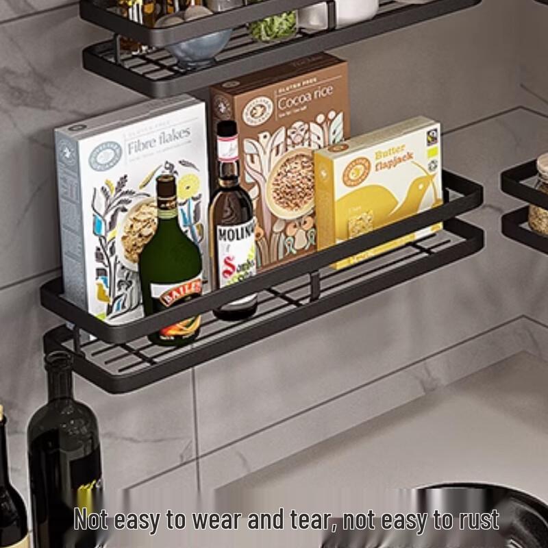 Yunshuang Современная настенная одноярусная полка для специй 35 см