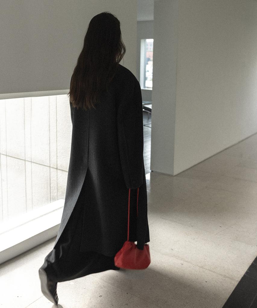 Blankroom Her Pound Shell Coat (Handmade)_Black