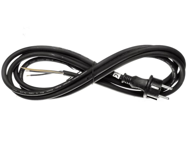 Connection Cable Straight Round Plug 3X1.5 3M - E00000-03059