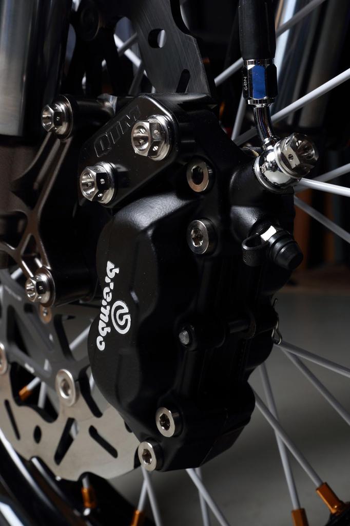 ZETA RACING Brembo Caliper Titanium Brake Caliper Bridge Bolt Set M8 X 40mm D6974 Model Dirt Freak DIRTFREAK 2-piece P=1.25 (4 Pieces) (old Number