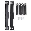 2 Set Wheel Alignment Tool Plate Heavy Duty Alloy Steel Front End Alignment Tool for Car Black