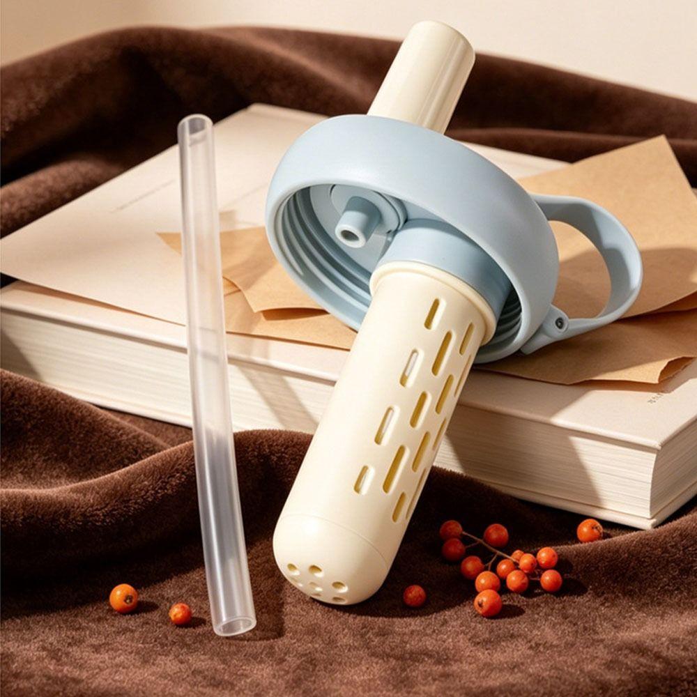 Leopard Pattern Thermal Water Bottle Stainless Steel Drinking Straw Cup Straw Thermos Cup Cycling