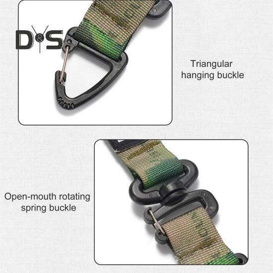 Ремень для переноски на открытом воздухе, регулируемая длина, быстросъемный, расширяемый, с кольцом для подвешивания