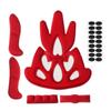 Sealed Universal with Insect Net Protection Sponge Pad Helmet Inner Padding Kit Foam Pads Set