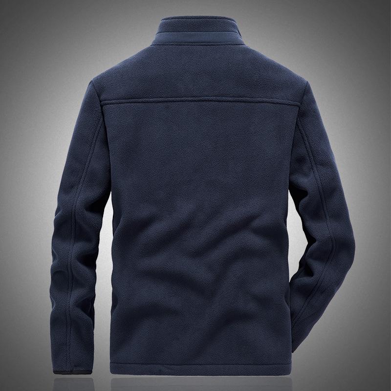 Мужская флисовая куртка весна-осень, теплая флисовая толстовка, новая мужская флисовая куртка