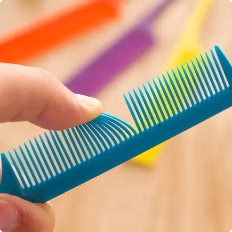 10 шт., заостренный хвост, инструмент для укладки волос, расческа, антистатическая щетка для окрашивания волос, парикмахерская стальная игла, штифт, расчески с крысиным наконечником, парикмахерские аксессуары