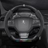 Чехол на руль автомобиля для Peugeot 106 107 108 206 207 208 301 307 308 406 407 408 508 607 2008 3008 4008 5008 GT RCZ Rifter