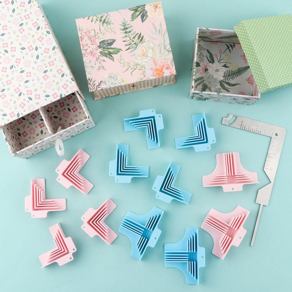 4/6Pcs Paper Scrapbooking Tool Divider Assembly Clamps Box Making Tool Book Cover Making