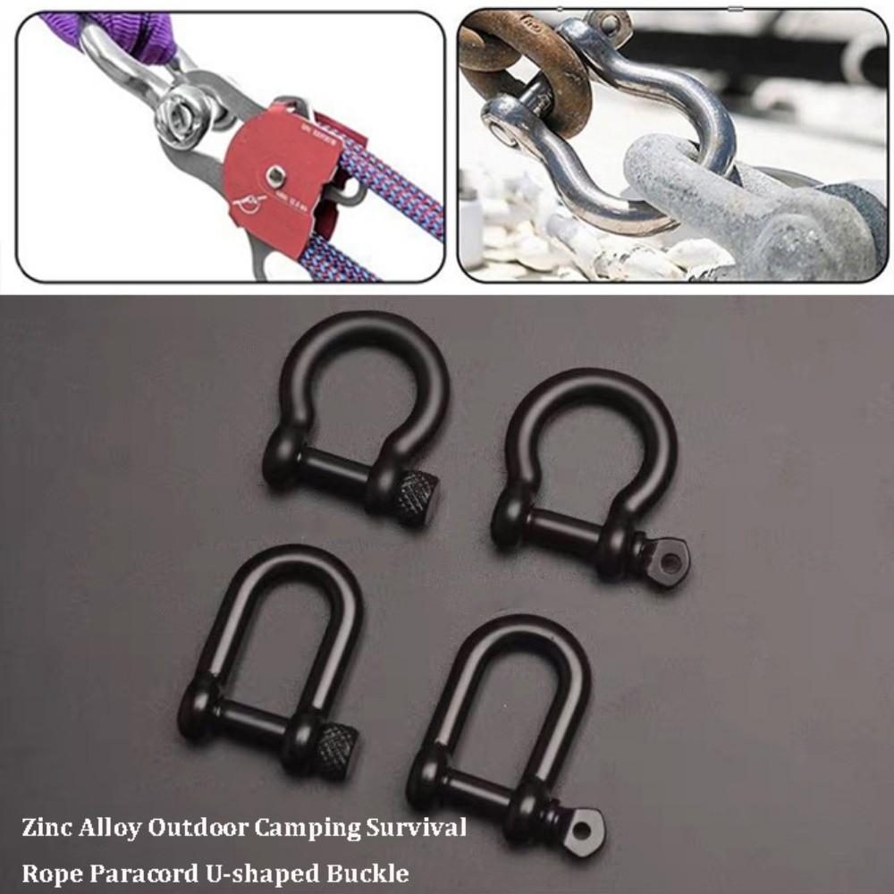 Multistyles Rope Paracord Buckle Survival Bracelets O-Shaped Shackle Outdoor Accessories