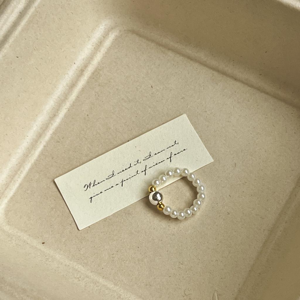 Цветное хрустальное кольцо с бисером, нишевый дизайн, чувство высокого класса, кольцо на палец, темперамент легкой роскоши, универсальные кольца-аксессуары