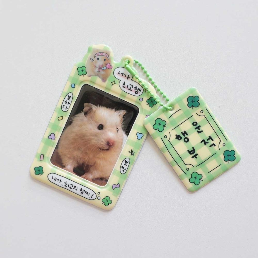 3 Inch Kpop Photocard Holder Y2K Style Kawaii Design ID Trading Card Protector Bus Card Holders Collectible