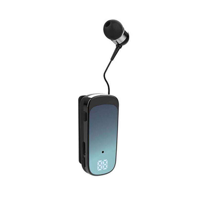 Беспроводные Bluetooth-совместимые клипсовые наушники с длительным сроком службы 20 часов и вибрационными оповещениями для удобного использования во время звонков без помощи рук