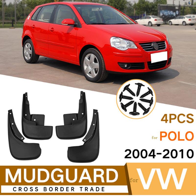 Автомобильный брызговик переднее заднее крыло аксессуары для Volkswagen VW Polo Mk4 9N3 2004 2005 2006 2007 2008 2009