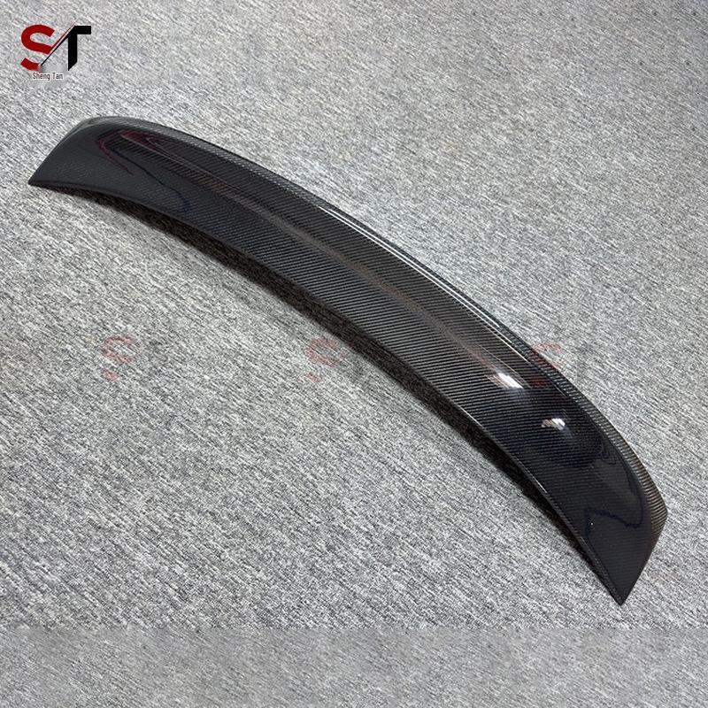 BMW 3 Series E46 No-Drill Carbon Fiber Ducktail Rear Spoiler Diffuser