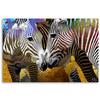 Canvas print, Abstract zebra animals