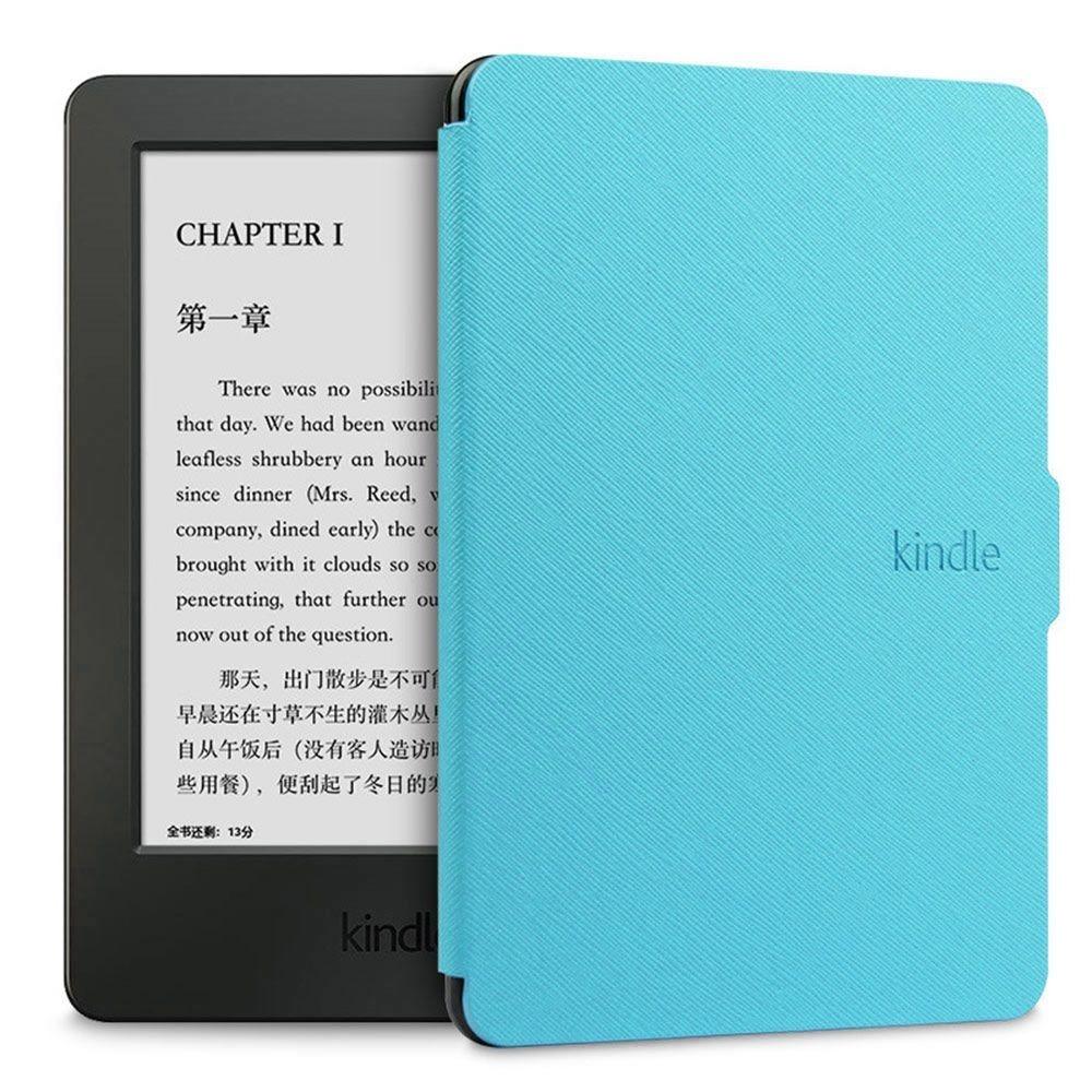 Ultra Slim Folio Cross Grain Cover PU Leather Smart Case Protective Shell
