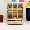 Multi-Functional Pen Holder Small-scale Desktop Household Multi Grid Design Environmentally Friendly and Practical Storage Box