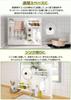 Kitchen Freestanding Steel Panel Kitchen Rack Kitchen Storage Side Rack Stove Area Sink Storage White