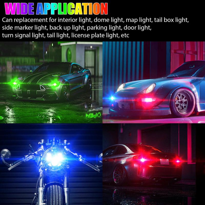 1 пара автомобильных светодиодных фонарей H1 H3 880 881 5050 12smd Rgb красочные противотуманные фары с пультом дистанционного управления