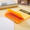 Desktop Message Reminders Fluorescent Horizontal Line Sticky Notepad, Strong Adhesive Removable Memo Self Page Markers Pad, Multi-color Lined