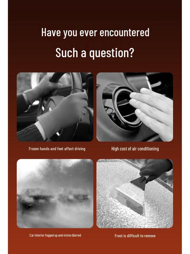 12V Car Heater & Defroster: Fast Heating for Glass & Interior