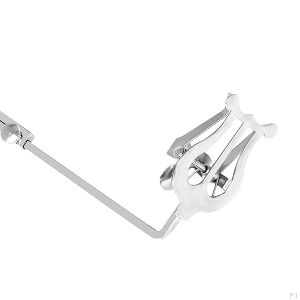 Sheet Music Clamp On Holder Clarinet Lyre for Marching Band Iron Clip Wind