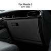 Верхняя отделка из замши LHD RHD Наклейка для Mazda 3 Axela BP 2024 2025 Защита от пинков для ящика пассажира