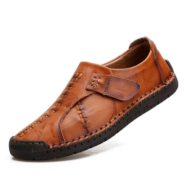 Высококачественная брендовая мужская обувь, кожаные мокасины, дышащая повседневная обувь на весну и осень, нескользящие мужские кроссовки