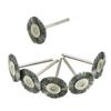 15Pcs Wire Wheel Brush Wear-Resistant High Hardness Pen/Flat/Bowl Shape Steel Wire Wheel Brush Home Use
