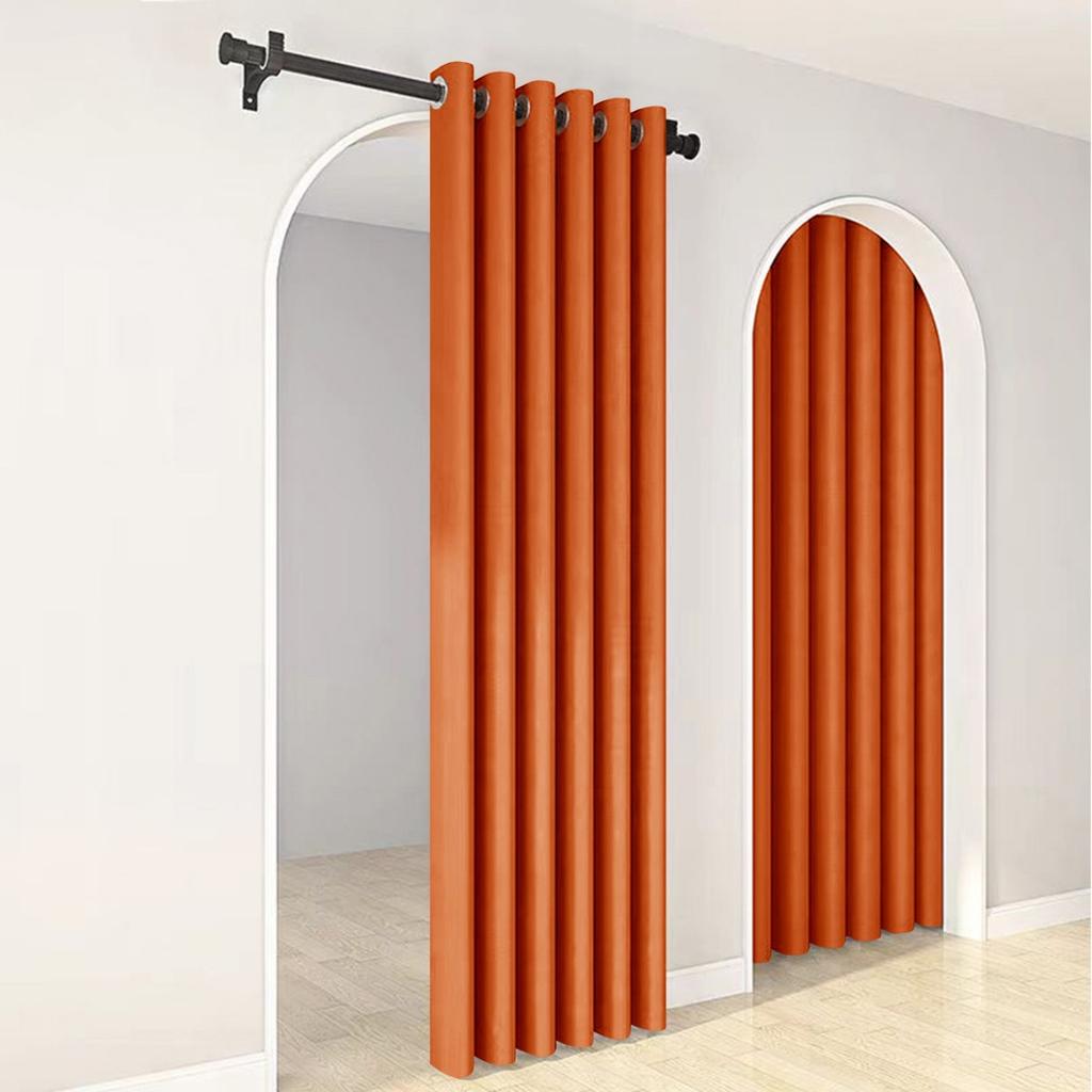 Высокоточная штора Готовая шторная ткань Однотонная Теплоизоляция Окно + Затемнение