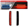 Smoked LED Rear Bumper Reflector Light For Toyota Yaris Cross 21+ Prius+/Prius V/Prius C Scion Car Tail Brake Stop Signal Lamp