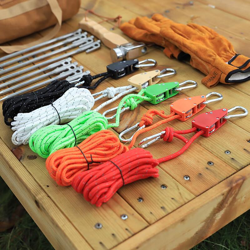 Outdoor Tent Guy Ropes with Tensioners