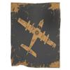 Men's Pilot Gift Blanket Aviation Creative Blanket Super Soft Comfortable Flannel Blanket