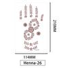 Водостойкие наклейки для татуировок хной: Европейские и американские кружева Vermilion, цветные, одноразовые и устойчивые к поту